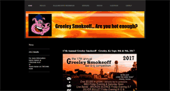 Desktop Screenshot of greeleysmokeoff.com